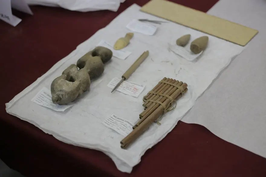 Peru'da bulunan çocuk ve yetişkin mumyaları sergide 9