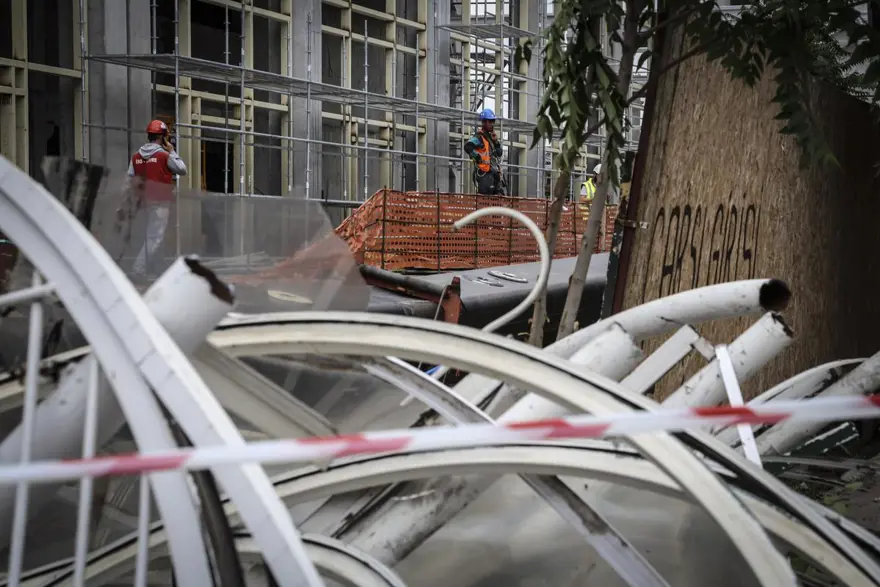 YHT Garaj inşaatında kaza 2