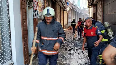 Havai fişek deposunda yangın