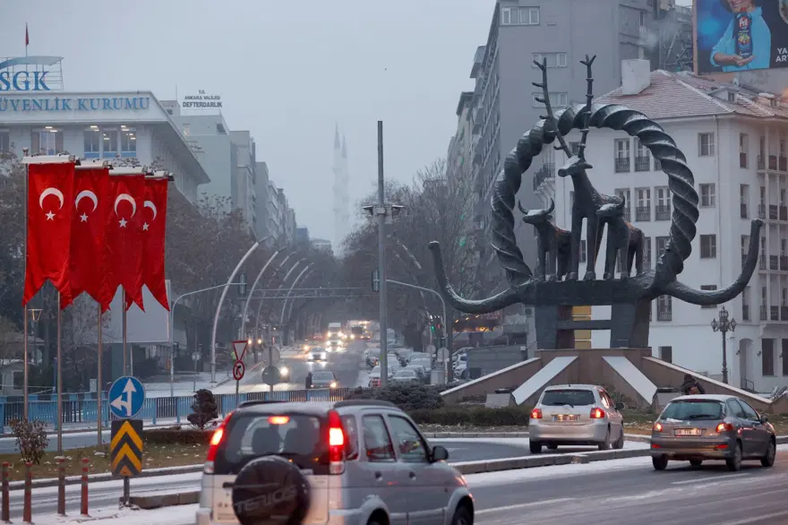 Başkent güne kar ile uyandı 19 Başkent güne kar ile uyandı 19