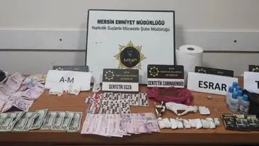 Mersin'de uyuşrucu operasyonu: 35 tutuklama