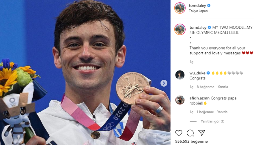 Olimpiyat şampiyonu sporcu Tom Daley'in örgü örme hobisi 8