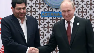 Putin Astana'da İran'ın geçici Cumhurbaşkanı Muhbir'le görüştü:  "Tek taraflılık devri sona erdi"