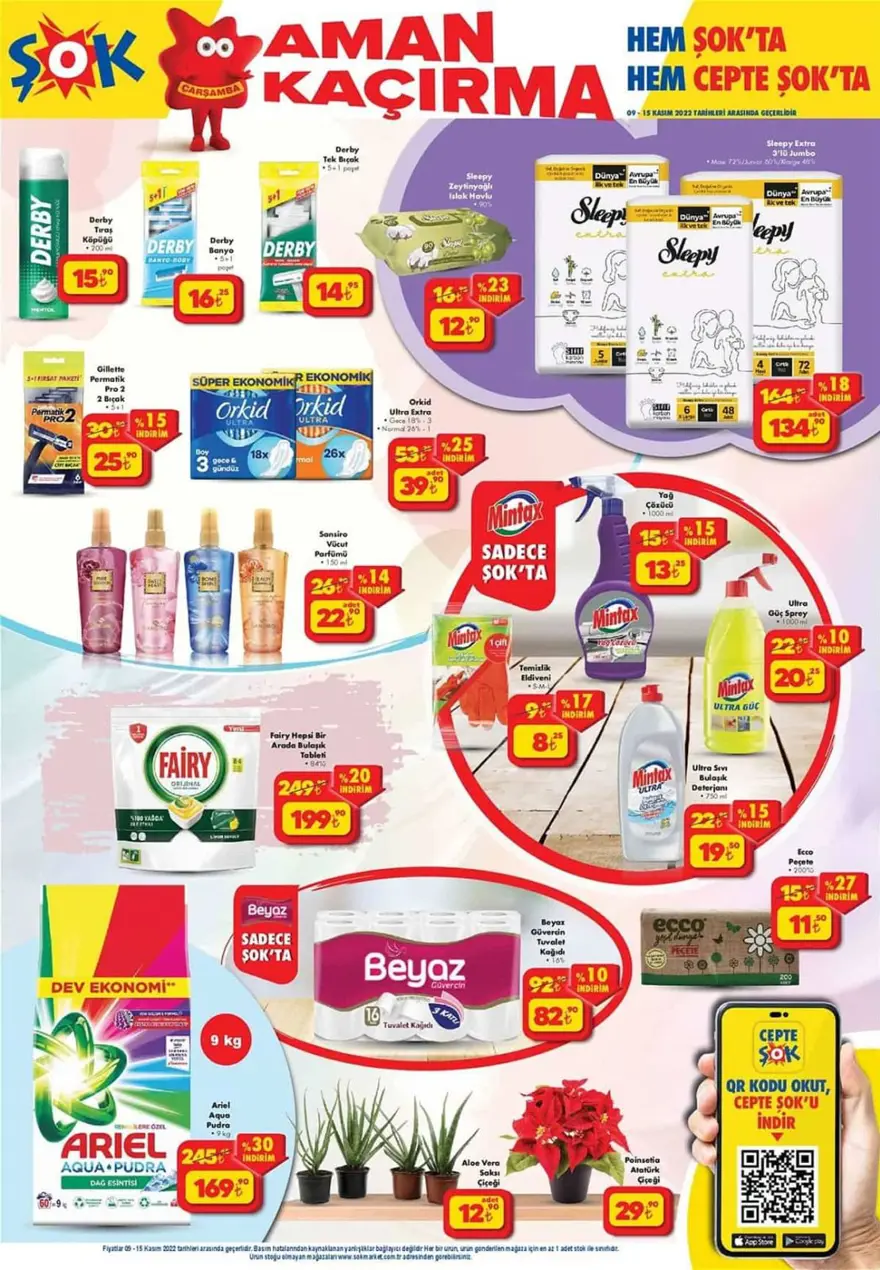 ŞOK market yeni indirimli aktüel ürünler kataloğu (9-15 Kasım ŞOK güncel indirimli aktüel ürünler) 4