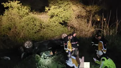 Edirne'de dereye uçan araçta can kaybı