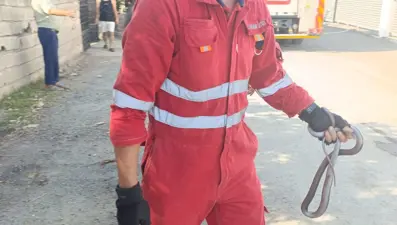 Hatay'da yılan paniği: Evin bahçesine girdi