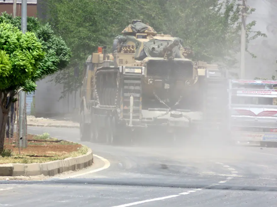 Suriye sınırında askeri hareketlilik 1