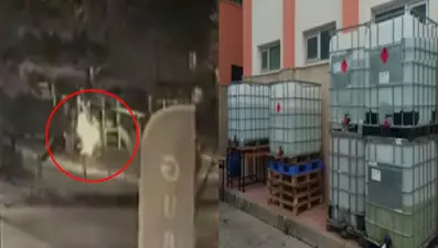 Dezenfektanla şaka yaptı: Arkadaşını alev alev yaktı