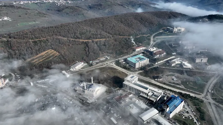 Düzce'de sis etkili oldu 3