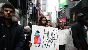 İslamofobi'ye karşı ''birlik'' protestosu