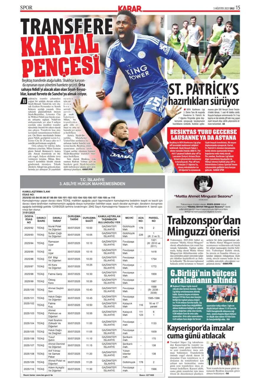 "Mou'nun prensi Kerem" (5 Ağustos spor manşetleri) 12 "Mou'nun prensi Kerem" (5 Ağustos spor manşetleri) 12