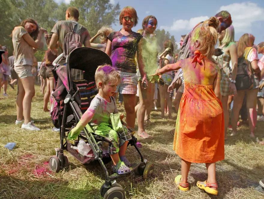 Kiev'de Holi Festivali 11