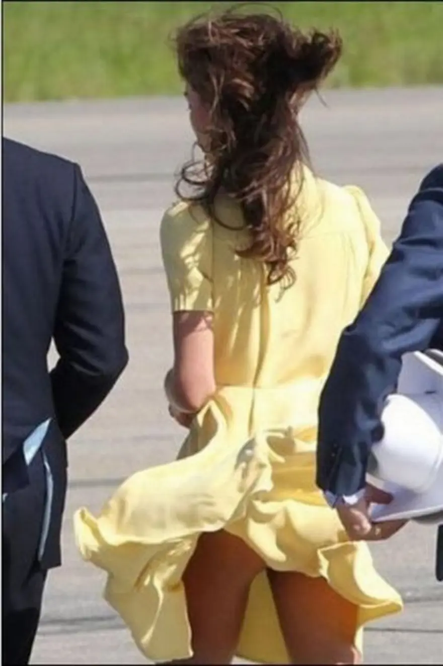 Düşes Kate yine rüzgarın azizliğine uğradı 17 Düşes Kate yine rüzgarın azizliğine uğradı 17
