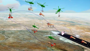 Hindistan'da helikopterden bırakılan yeniden kullanılabilir fırlatma aracı başarıyla indi