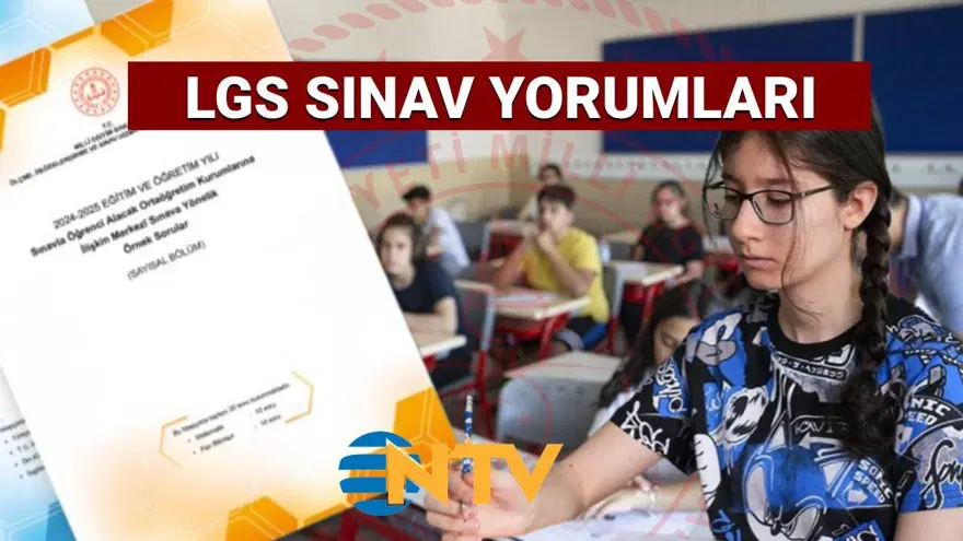 LGS YORUMLARI 2025 | LGS sınavı zor muydu, kolay mıydı? Türkçe, İnkılap, Din Kültürü, Yabancı Dil, Matematik ve Fen soru yorumları LGS YORUMLARI 2025 | LGS sınavı zor muydu, kolay mıydı? Türkçe, İnkılap, Din Kültürü, Yabancı Dil, Matematik ve Fen soru yorumları