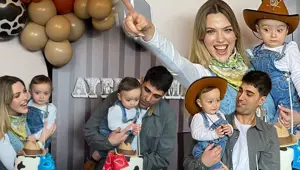 Yasemin Şefkatli ile İdo Tatlıses'in oğulları Ayel ve Emir 1 yaşında