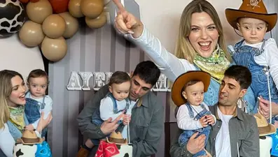 Yasemin Şefkatli ile İdo Tatlıses'in oğulları Ayel ve Emir 1 yaşında