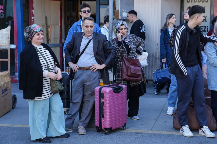 İstanbul Otogarı'nda bayram yoğunluğu 1