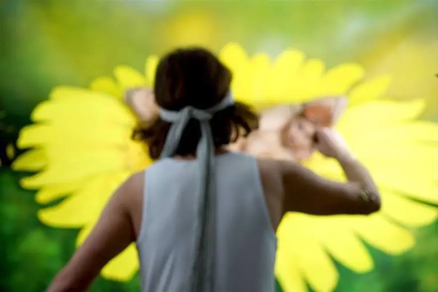 Johannes Stötter’in vücut boyama sanatı: Kelebek aslında birkadın 1