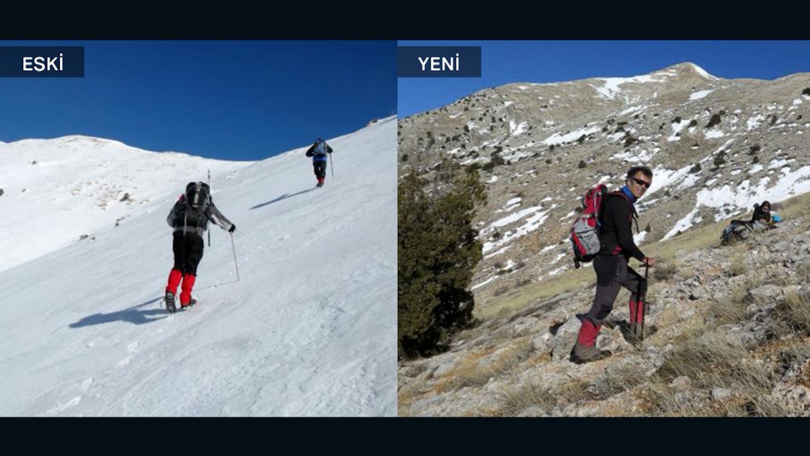 Küresel ısınmanın fotoğrafı (İki fotoğraf arasında sadece 9 yıl var)