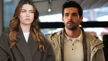 Yalı Çapkını'nın Akın'ı Melih Özkaya'dan Afra Saraçoğlu ile set pozu