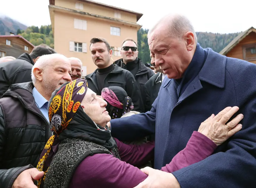 Cumhurbaşkanı Erdoğan'dan Ayder Yaylası'na ziyaret 8