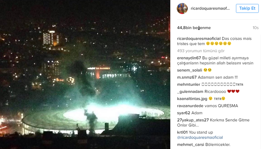 Beşiktaş'taki terör saldırısına spor dünyasından tepkiler 19