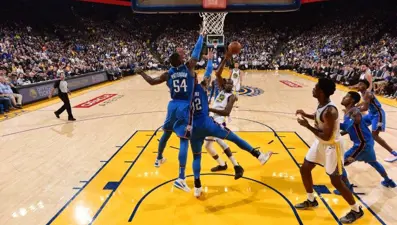Golden State Warriors Oklahoma City Thunder basketbol maçı (NBA'de gecenin maçları)
