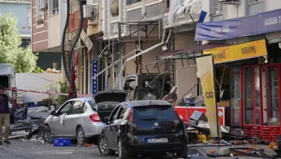 İzmir Torbalı’da patlama sonrası hasar tespit çalışmalarıbaşladı