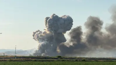 Kaliforniya'da havai fişek deposunda patlama