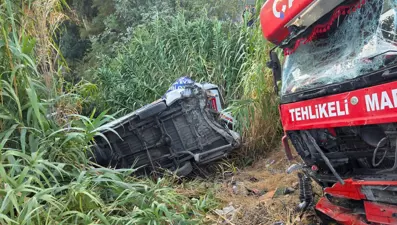 Aydın'da tanker ile yolcu minibüsü çarpıştı: Yaralılar var