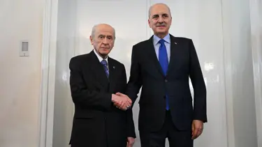 Terörsüz Türkiye sürecinde gözler Meclis'te: Kurtulmuş, Bahçeli'yi ziyaret etti