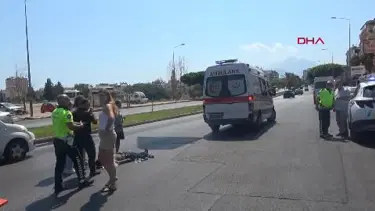 Servis aracı karşıya geçmeye çalışan yayaya çarptı