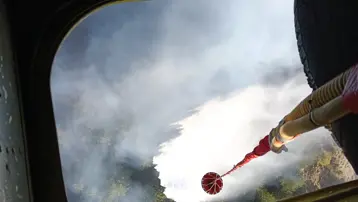 Karabük'te orman yangını