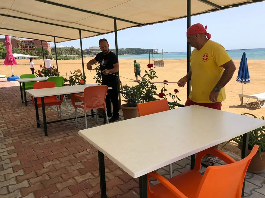 Halk plajlarında hazırlıklar başladı 4