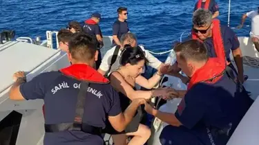 Assos Antik Kenti'ndeki yangında mahsur kalan 99 kişiyi Sahil Güvenlik kurtarmış