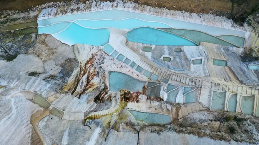 Giresun'da doğaseverlerin gözdesi: Göksu Travertenleri 2 Giresun'da doğaseverlerin gözdesi: Göksu Travertenleri 2