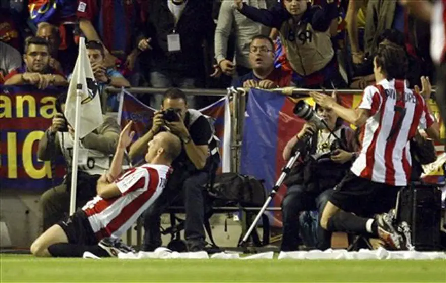 Barcelona: 4 - Athletic Bilbao: 1 16 Barcelona: 4 - Athletic Bilbao: 1 16