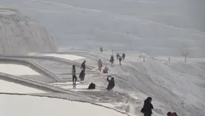 Pamukkale'deki turizmcilerin 2023 hedefi 3 milyon ziyaretçiye ulaşmak