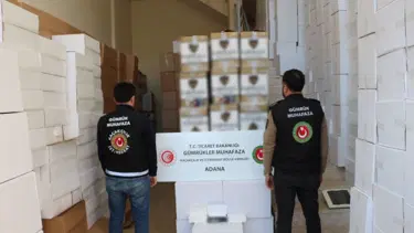 Adana'da 5,5 milyon liralık kaçak makaron ele geçirildi