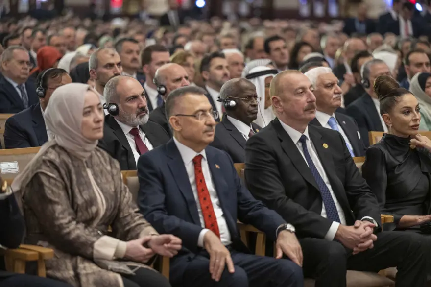Cumhurbaşkanı Erdoğan için Beştepe'de tören 32