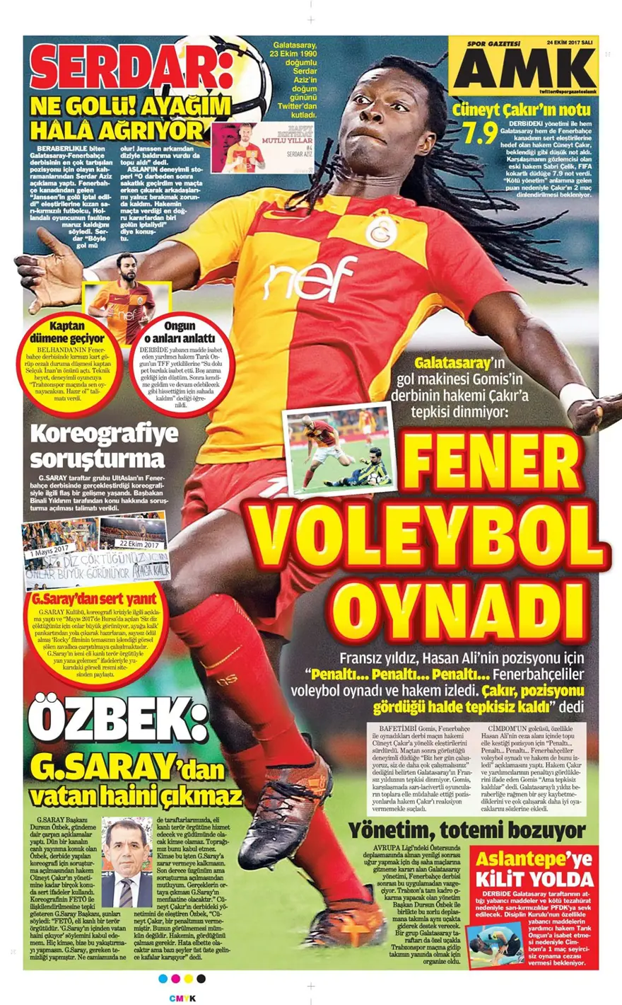 Günün spor gazeteleri (24 Ekim 2017) 15