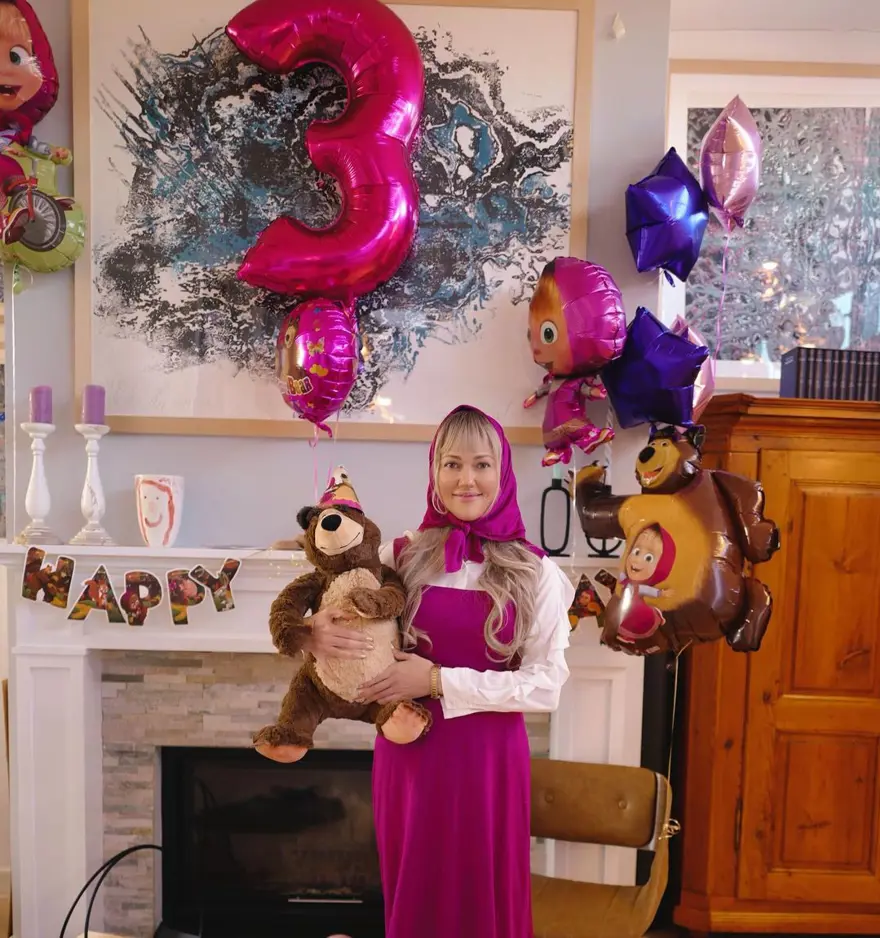 Meryem Uzerli'den küçük kızı Lily Koi'ye doğum günü partisi 1