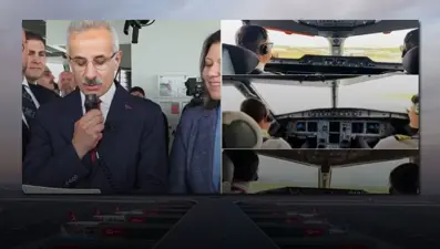 İstanbul Havalimanı'nda yeni dönem: Üç uçak aynı anda havalandı