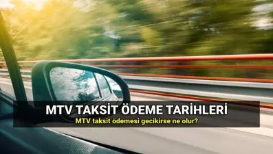 MTV gecikme faizi oranı: Motorlu Taşıtlar Vergisi 2. taksit ödenmezse ne olur? MTV oranları