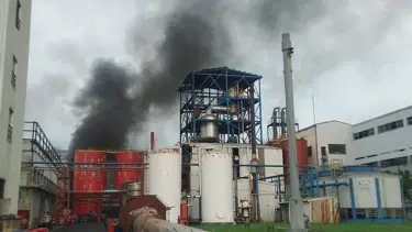 Kırklareli'nde atık yağ fabrikasında yangın