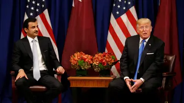 Trump ile Katar Emiri'nden Körfez krizi için diyalog