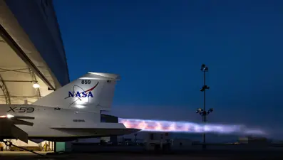 NASA'nın sessiz süpersonik jeti ilk kez havalandı