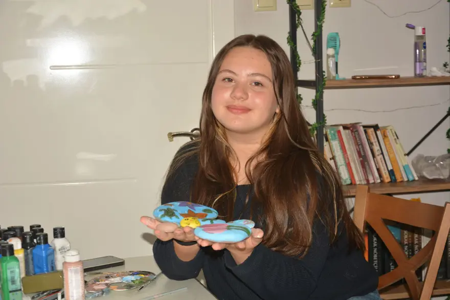 Doğadan aldığını ilhamı yansıtıyor: 13 yaşındaki genç yetenek 4