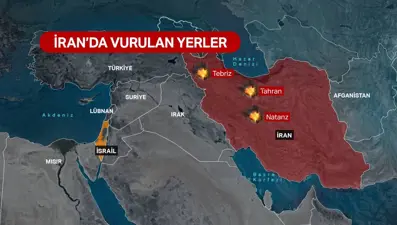 İran'dan İsrail'e misilleme: Tel Aviv'e yüzlerce füze fırlatıldı